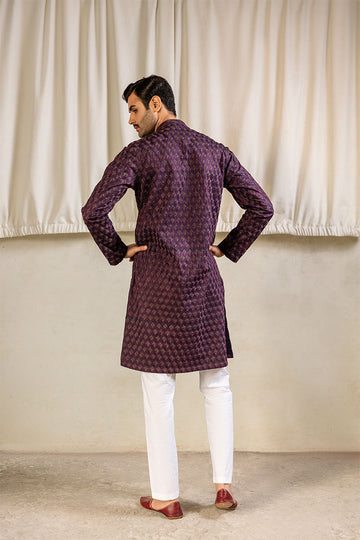 PURPLE KURTA PAJAMA